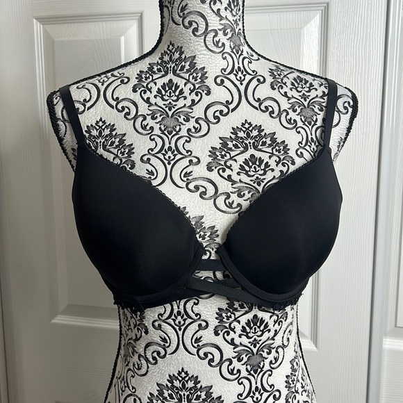 Aerie Harper Black Push Up Underwire Bra 34D - Picture 1 of 7